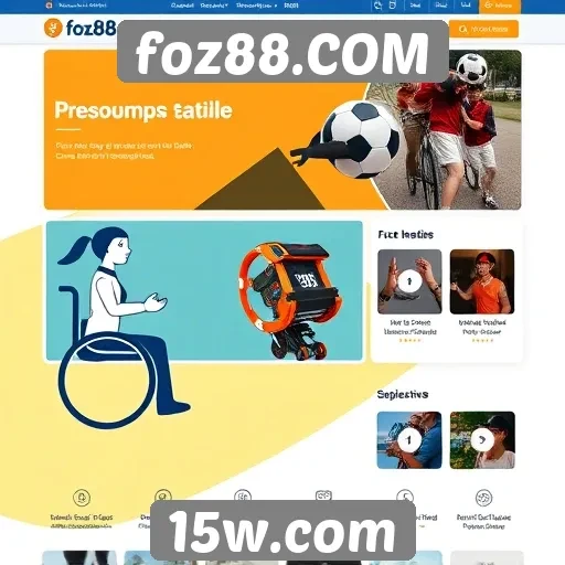 Acessibilidade e usabilidade no site foz88.COM
